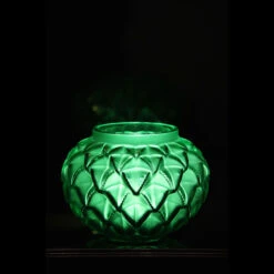 Lalique Languedoc 12" Vase, Green -Household Products Shop 10091200 lq languedoc green1200