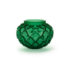 Lalique Languedoc 6" Vase, Green