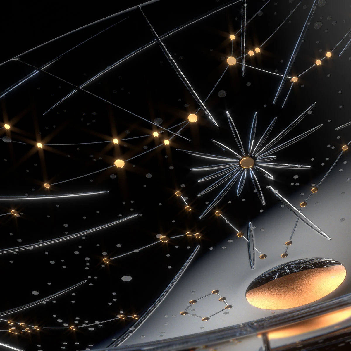 Waterford Mastercraft Stellar Lunar 16" Bowl 5 Waterford Mastercraft Stellar Lunar 16" Bowl - Image 3