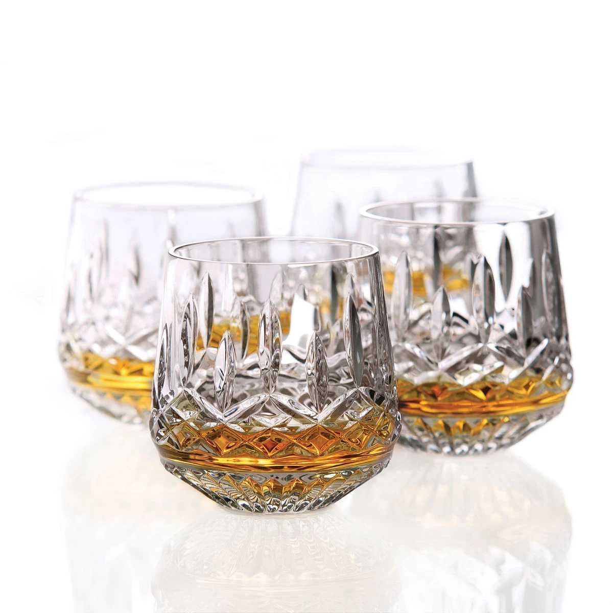 Waterford Crystal Lismore Roly Poly Glasses, Set Of 4 3 Waterford Crystal Lismore Roly Poly Glasses, Set Of 4