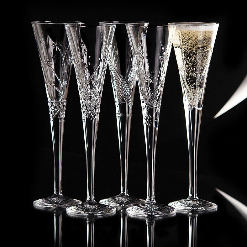 Waterford Wishes Love And Romance Heart Crystal Flutes, Pair 5 Waterford Wishes Love And Romance Heart Crystal Flutes, Pair - Image 3