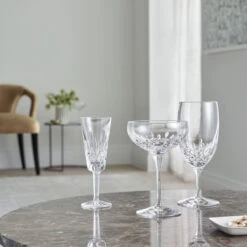 Waterford Crystal, Lismore Essence Saucer Champagne Coupe, Pair -Household Products Shop 1058185 a5