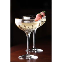 Waterford Crystal, Lismore Essence Saucer Champagne Coupe, Pair -Household Products Shop 1058185 a8