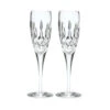 Waterford Crystal Lismore Nouveau Flutes, Pair