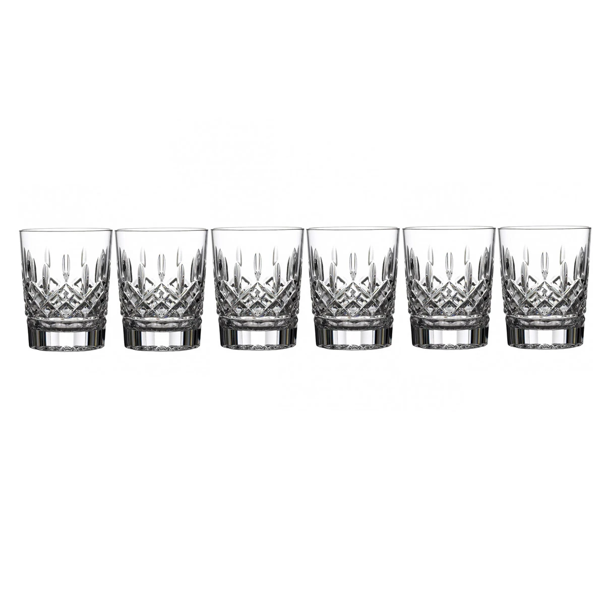 Waterford Crystal, Lismore DOF Tumblers, Boxed Set Of 6 3 Waterford Crystal, Lismore DOF Tumblers, Boxed Set Of 6