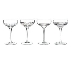 Waterford Mixology Cocktail Coupe Glasses, Set Of Four
