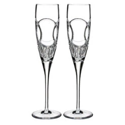Waterford Crystal True Love Wedding Vows Flutes, Pair