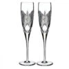 Waterford Crystal Happiness Toasting Champagne Flutes, Pair
