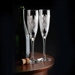 Waterford Crystal Happiness Toasting Champagne Flutes, Pair -Household Products Shop 1058290 a3