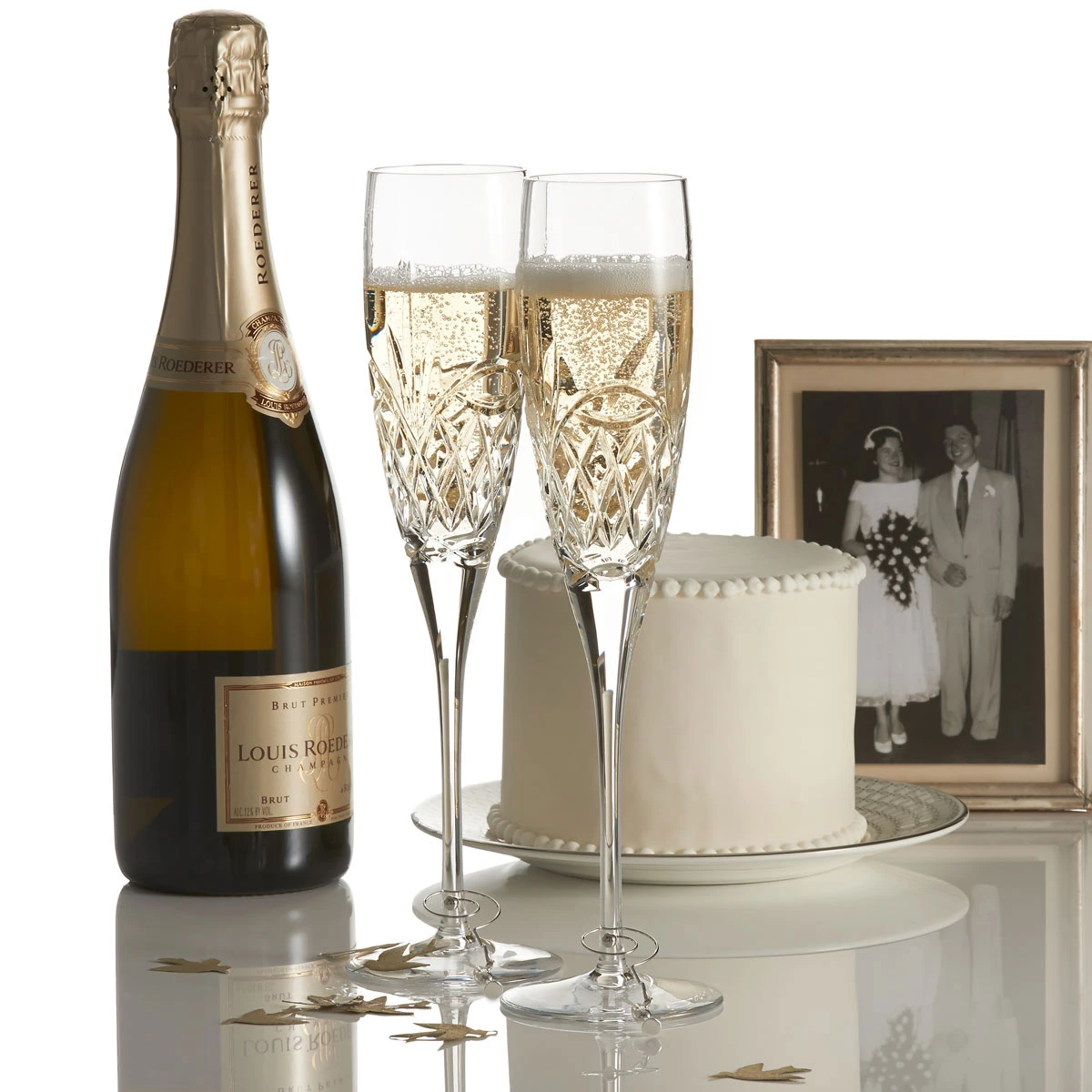 Waterford Crystal True Love Forever Champagne Toasting Flutes, Pair 4 Waterford Crystal True Love Forever Champagne Toasting Flutes, Pair - Image 2