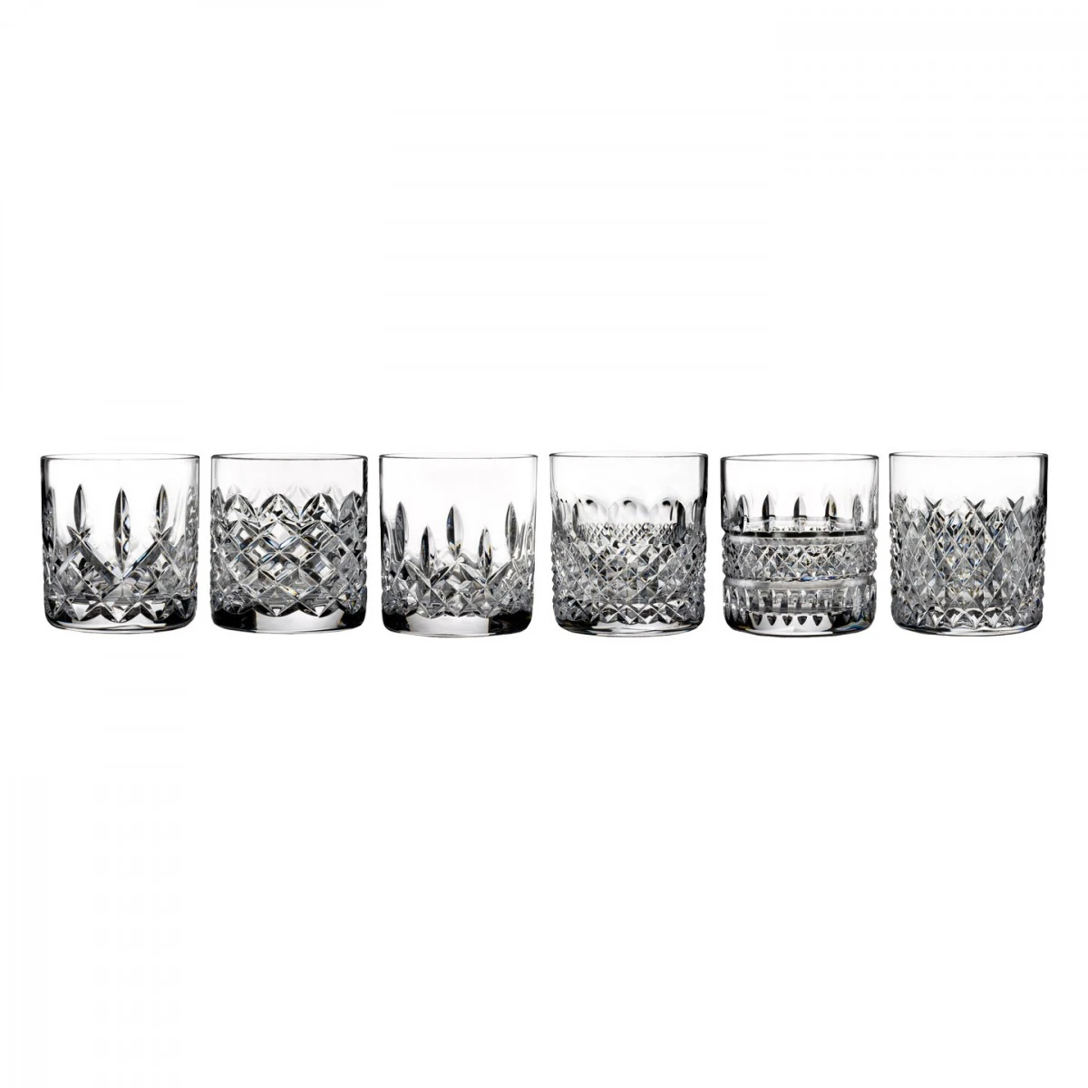 Waterford Heritage Straight Sided Whiskey Tumblers, Set Of Six 4 Waterford Heritage Straight Sided Whiskey Tumblers, Set Of Six - Image 2