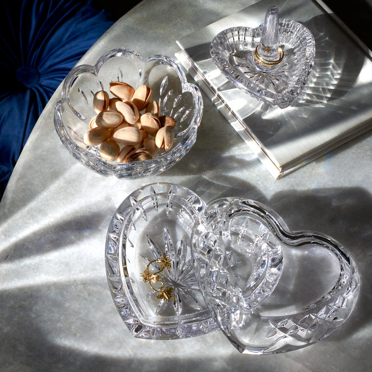 Waterford Giftology 4" Lismore Heart Bowl 5 Waterford Giftology 4" Lismore Heart Bowl - Image 3