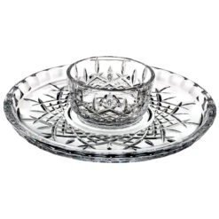 Marquis By Waterford Markham Chip And Dip Crystal Server