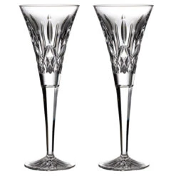 Waterford Crystal Lismore Classic Toasting Flutes, Pair