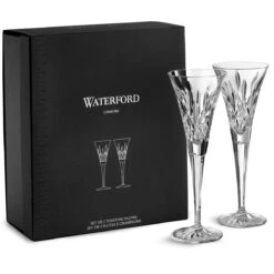 Waterford Crystal Lismore Classic Toasting Flutes, Pair -Household Products Shop 1058532 a3