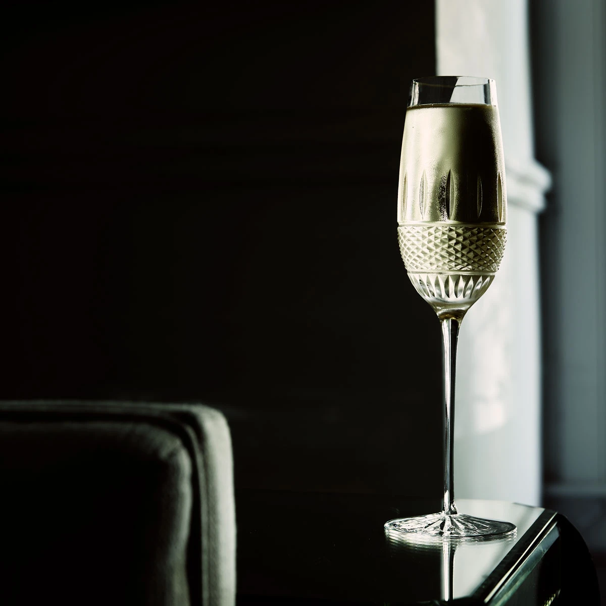 Waterford Mastercraft Irish Lace Flute Pair 4 Waterford Mastercraft Irish Lace Flute Pair - Image 2