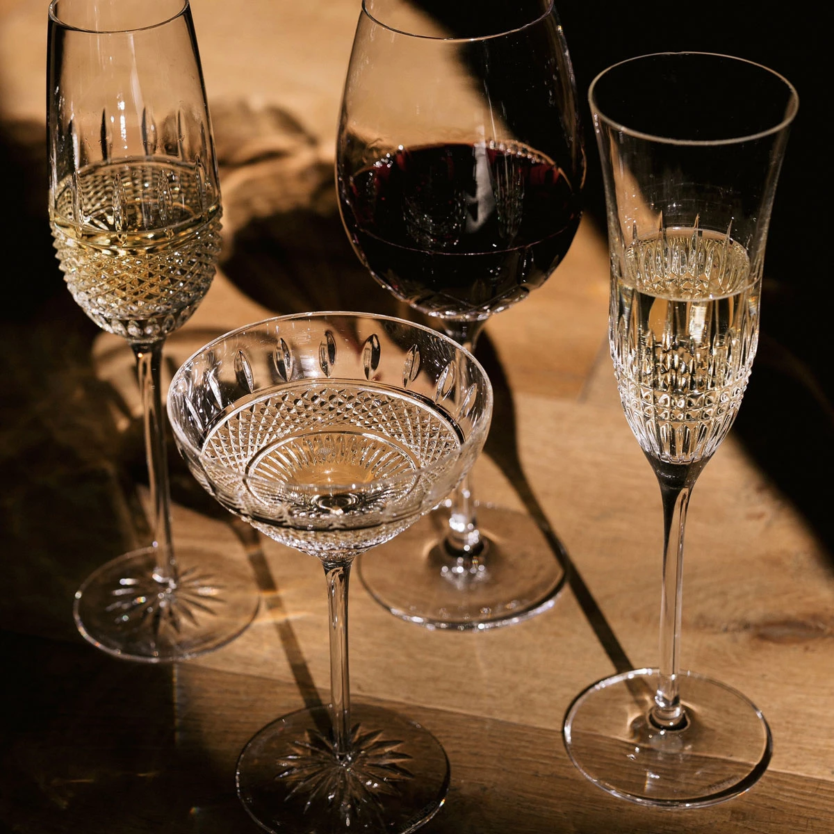 Waterford Mastercraft Irish Lace Flute Pair 5 Waterford Mastercraft Irish Lace Flute Pair - Image 3