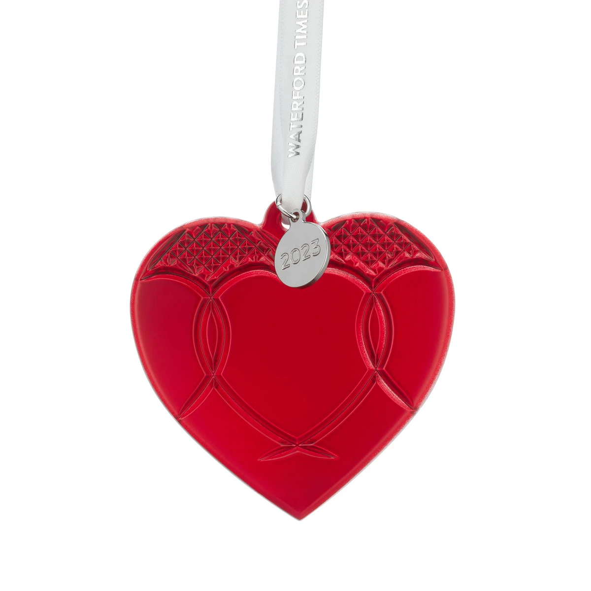 Waterford 2023 Gift Of Love Dated Red Heart Ornament 3 Waterford 2023 Gift Of Love Dated Red Heart Ornament