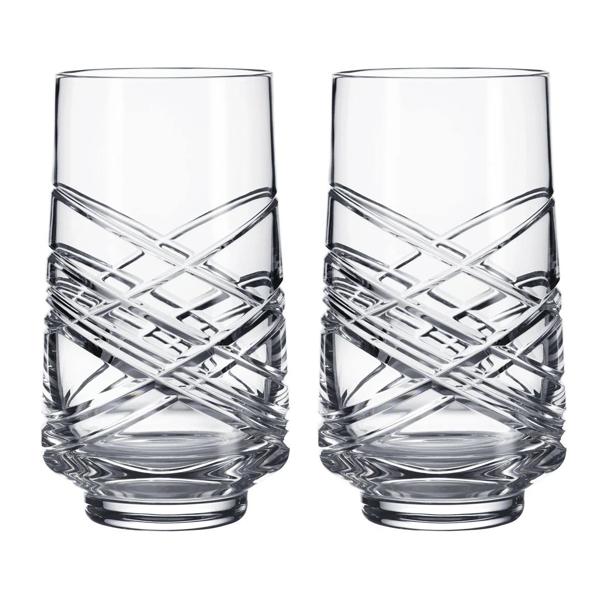 Waterford Aran Hiball Cocktail Glasses, Pair 3 Waterford Aran Hiball Cocktail Glasses, Pair
