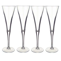 Villeroy And Boch Purismo Special Flute Champagne Set Of Four