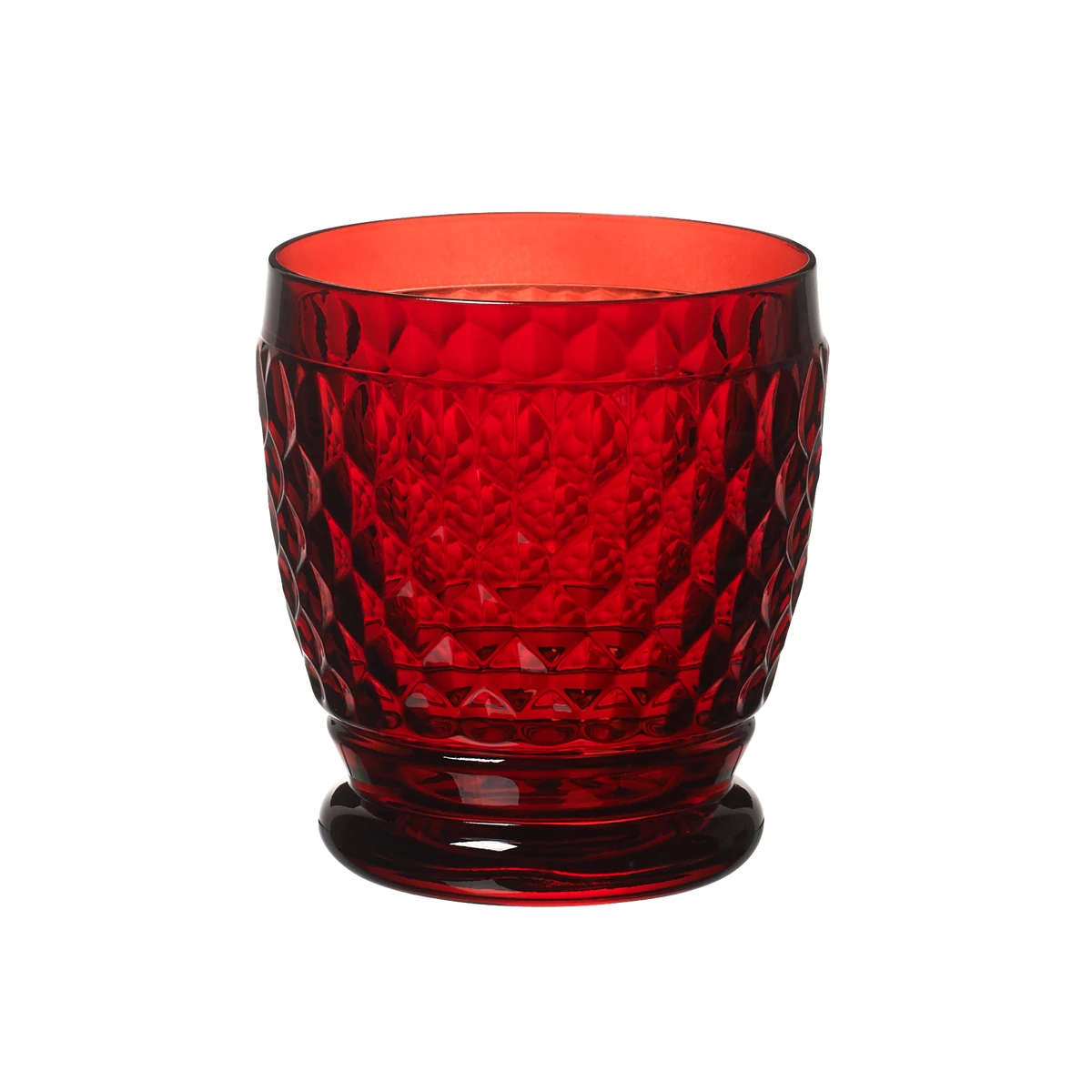 Villeroy And Boch Boston Colored Double Old Fashioned Red Set Of 4 4 Villeroy And Boch Boston Colored Double Old Fashioned Red Set Of 4 - Image 2