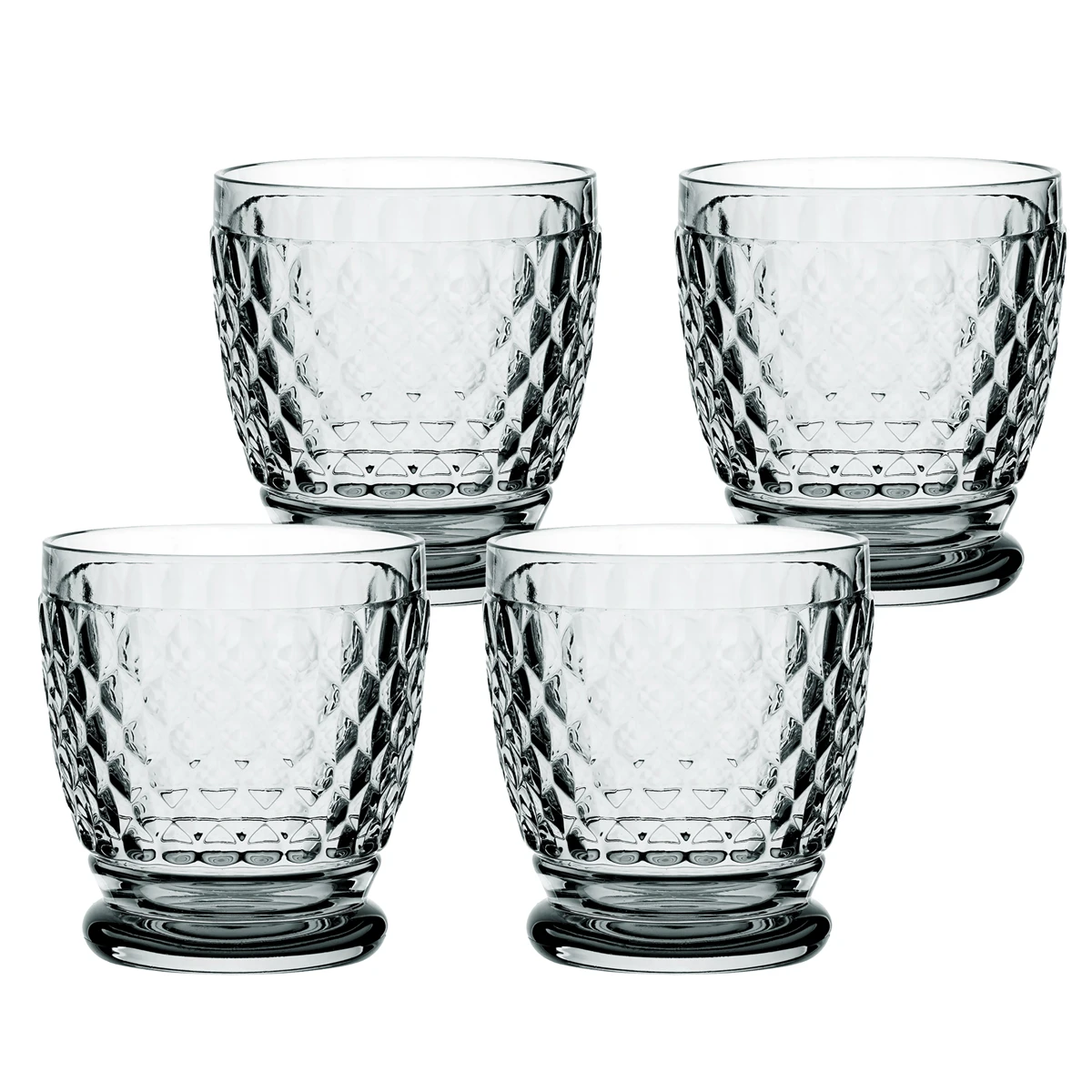 Villeroy And Boch Boston Colored Double Old Fashioned Smoke Set Of 4 3 Villeroy And Boch Boston Colored Double Old Fashioned Smoke Set Of 4