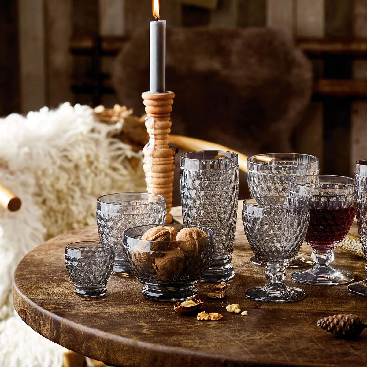 Villeroy And Boch Boston Colored Double Old Fashioned Smoke Set Of 4 4 Villeroy And Boch Boston Colored Double Old Fashioned Smoke Set Of 4 - Image 2