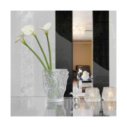 Lalique Bacchantes 9.5" Vase, Clear