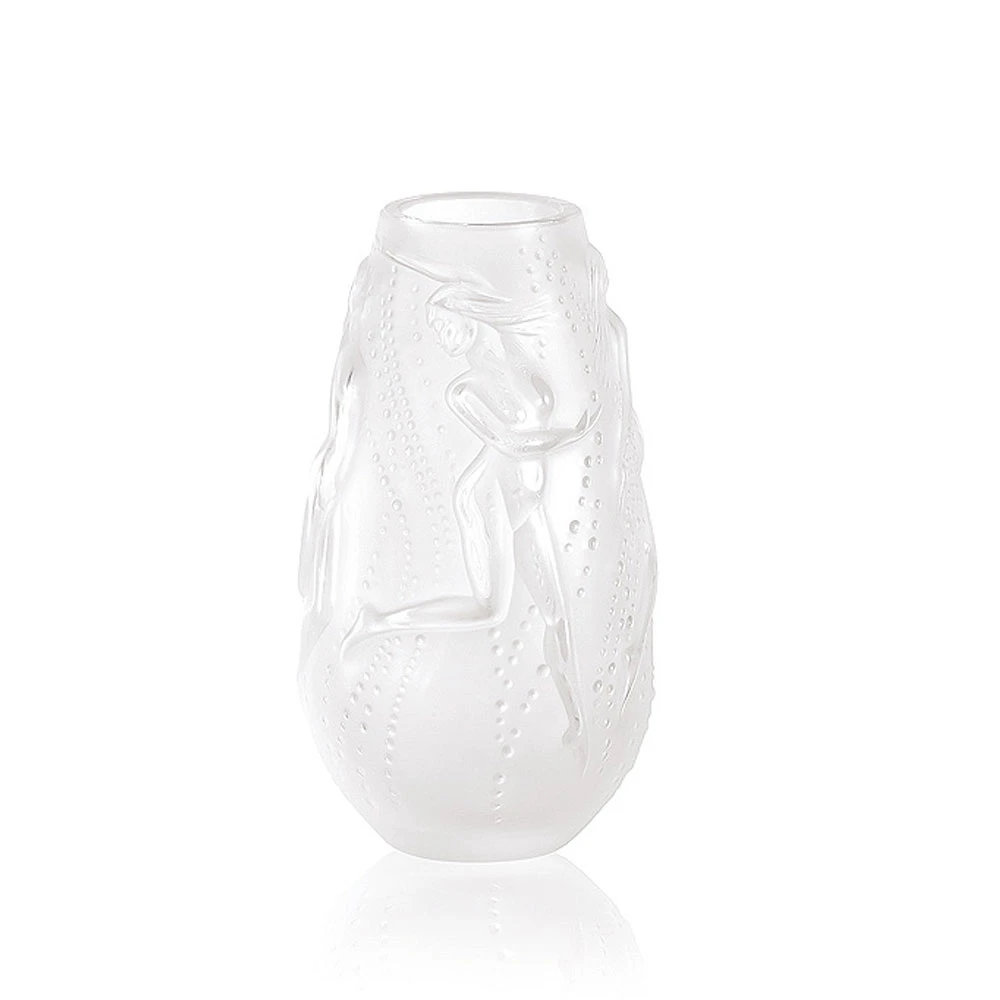 Lalique Nymphae 5.5" Bud Vase 3 Lalique Nymphae 5.5" Bud Vase