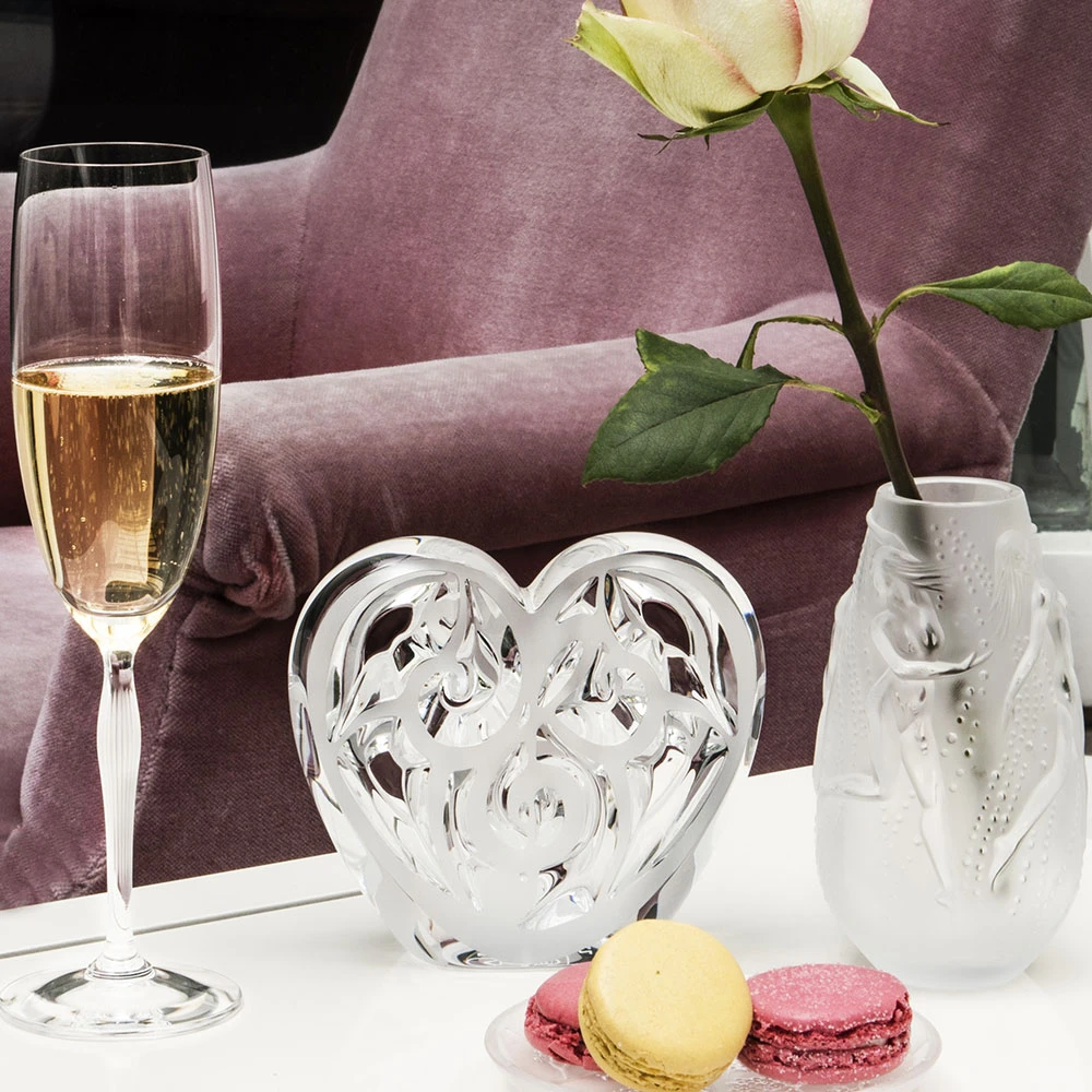 Lalique Nymphae 5.5" Bud Vase 4 Lalique Nymphae 5.5" Bud Vase - Image 2