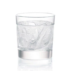 Lalique Owl Whiskey Tumbler, Single