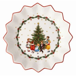 Villeroy And Boch 9.5" Toys Fantasy Bowl, Kids Dancing