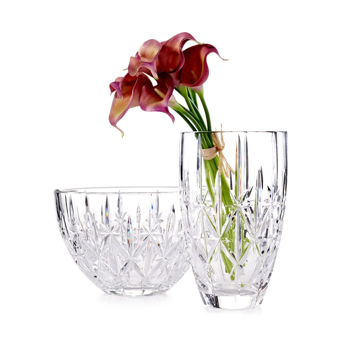 Marquis By Waterford Sparkle 9" Crystal Vase 4 Marquis By Waterford Sparkle 9" Crystal Vase - Image 2