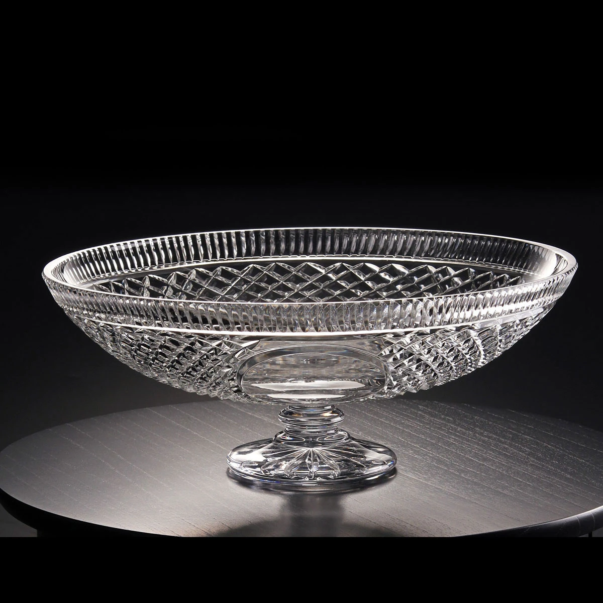 Cashs Ireland, Crystal Trophy, 16 1/2" Blank Panel Footed Bowl 3 Cashs Ireland, Crystal Trophy, 16 1/2" Blank Panel Footed Bowl