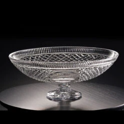 Cashs Ireland, Crystal Trophy, 17 1/2" Blank Panel, Footed Bowl