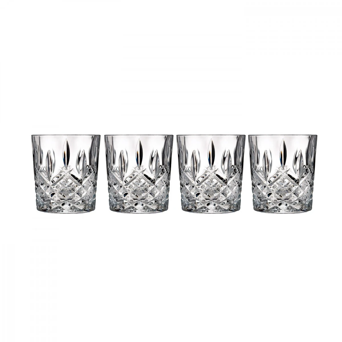 Marquis By Waterford Markham DOF Whiskey Tumbler, Set Of Four 3 Marquis By Waterford Markham DOF Whiskey Tumbler, Set Of Four
