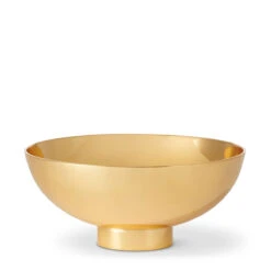 Aerin Sintra Footed Bowl, Small, Gold