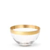 Aerin Gabriel Small Crystal Bowl, Clear, Gold -Household Products Shop 20220042AE a1