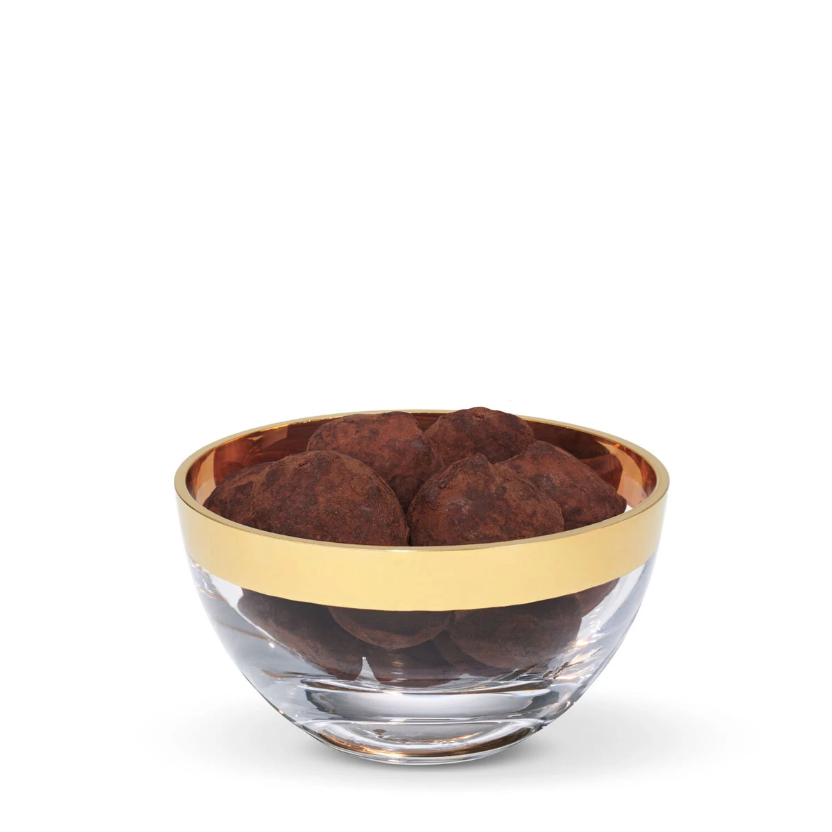 Aerin Gabriel Small Crystal Bowl, Clear, Gold 4 Aerin Gabriel Small Crystal Bowl, Clear, Gold - Image 2