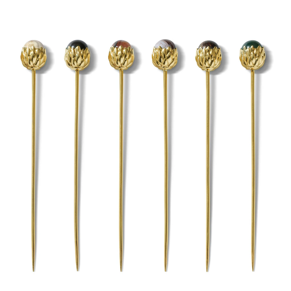 Aerin Martina Cocktail Picks Only, Set Of 6, Multi 3 Aerin Martina Cocktail Picks Only, Set Of 6, Multi