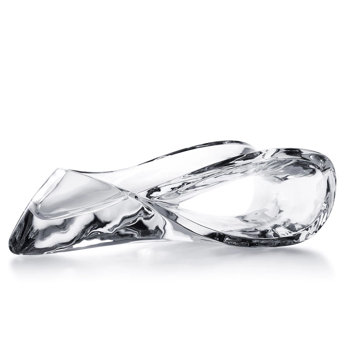 Baccarat Crystal, 20.5"W Infinity Crystal Vase Limited Edition 4 Baccarat Crystal, 20.5"W Infinity Crystal Vase Limited Edition - Image 2