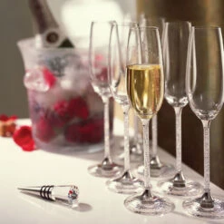 Swarovski Crystalline Toasting Flutes Pair 7 Swarovski Crystalline Toasting Flutes Pair -Household Products Shop 255678 s 255678 a1