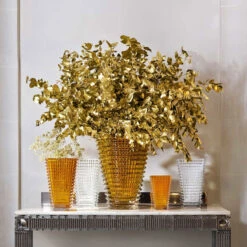 Baccarat Crystal, Eye 11 3/4" Rectangular Vase, Clear -Household Products Shop 2612990B eye vase a1