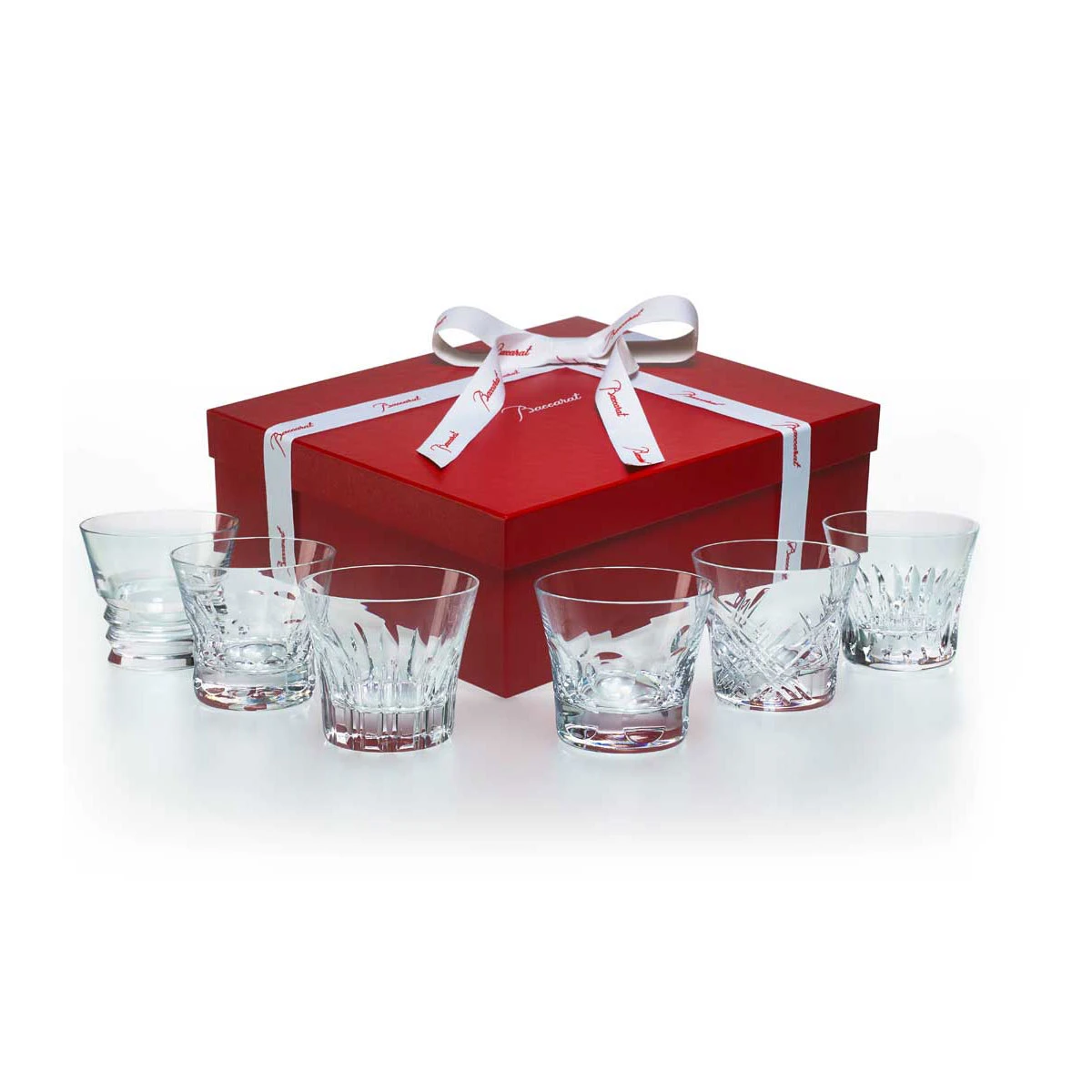 Baccarat Crystal, Everyday Classic Assorted DOF Tumblers, Gift Boxed Set Of Six 3 Baccarat Crystal, Everyday Classic Assorted DOF Tumblers, Gift Boxed Set Of Six