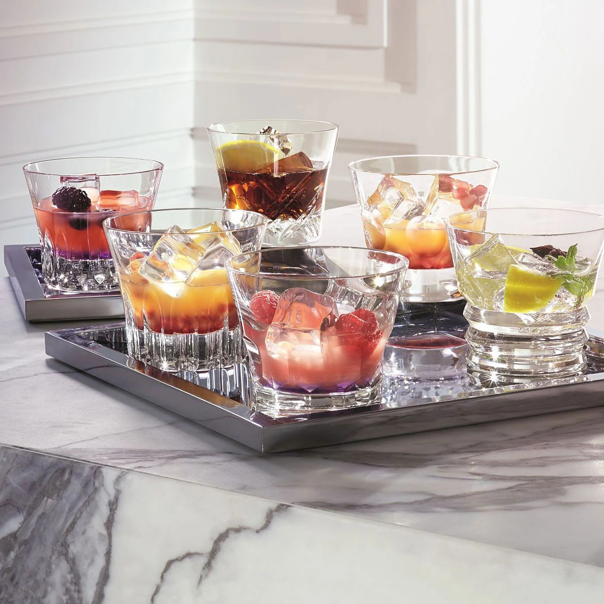 Baccarat Crystal, Everyday Classic Assorted DOF Tumblers, Gift Boxed Set Of Six 8 Baccarat Crystal, Everyday Classic Assorted DOF Tumblers, Gift Boxed Set Of Six - Image 6