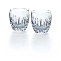 Baccarat Crystal, Massena Large Crystal DOF Tumblers, Pair -Household Products Shop 2811295B a1