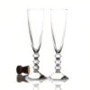 Baccarat Crystal, Vega Clear Crystal Flute, Pair -Household Products Shop 2811801B a1