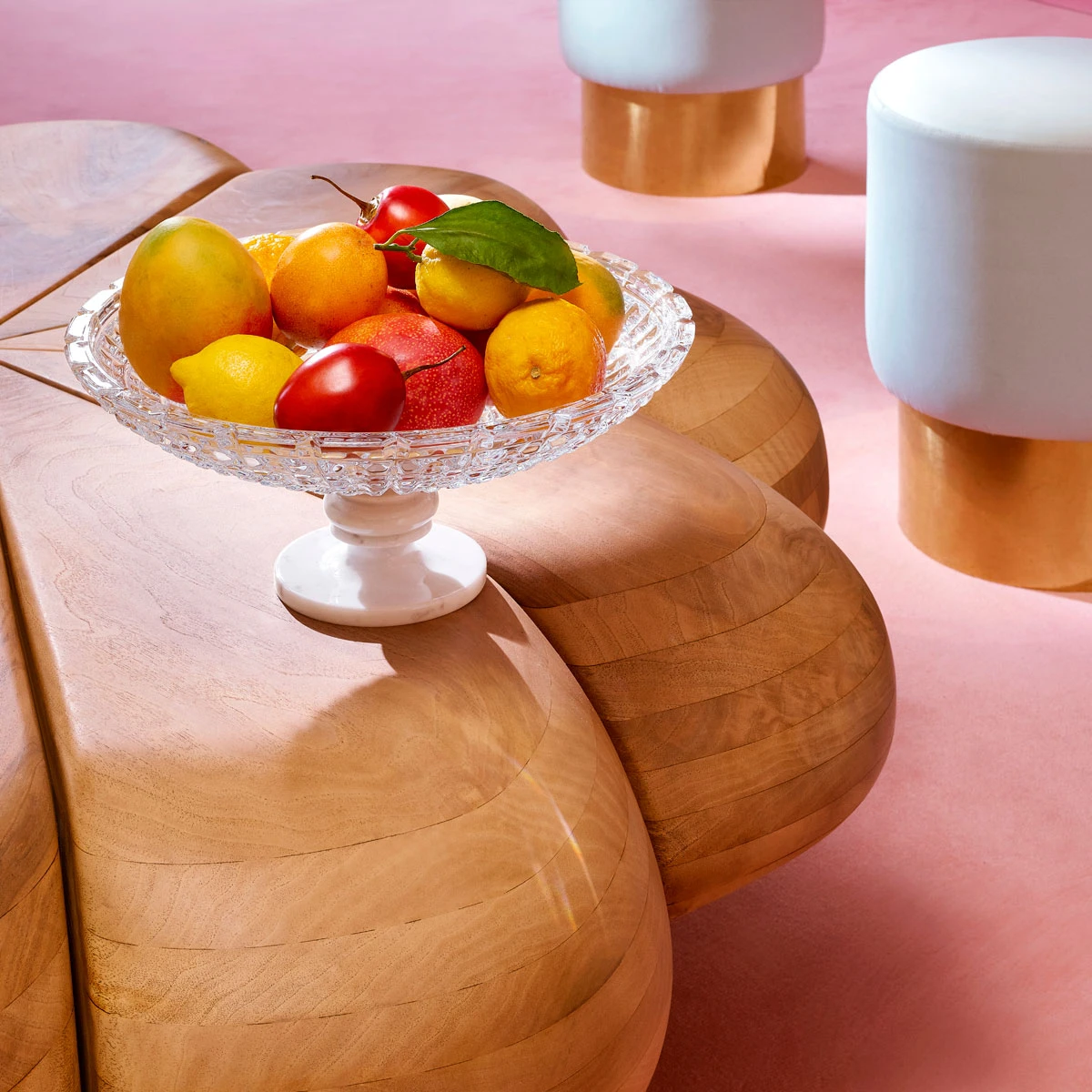 Baccarat New Antique 15" Marble Footed Bowl 5 Baccarat New Antique 15" Marble Footed Bowl - Image 3