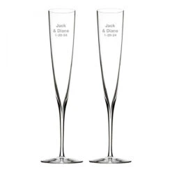 Waterford Crystal, Elegance Trumpet Champagne Toasting Flutes, Pair -Household Products Shop 40001104 a7