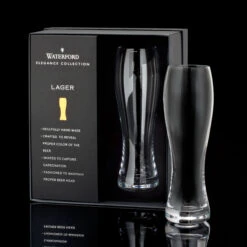 Waterford Crystal, Elegance Lager Glasses, Pair 9 Waterford Crystal, Elegance Lager Glasses, Pair -Household Products Shop 40001110 elegancelager a1